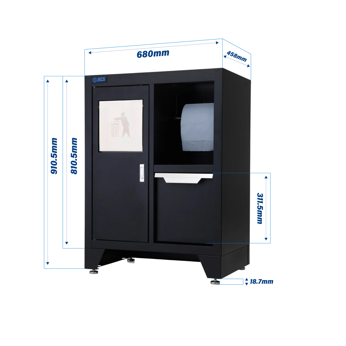 SGS Bin Unit for Garage Storage System | Towel Dispenser | Supplies Drawer